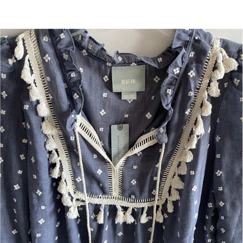 Anthropologie boho peasant top by Maeve - Picture 7 of 8
